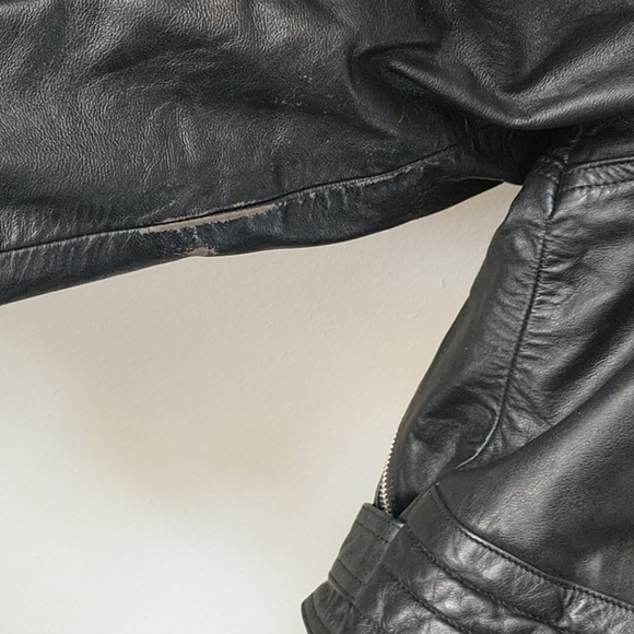 Vintage Leather Bomber Harley Davidson Jacket - Picture 8 of 9